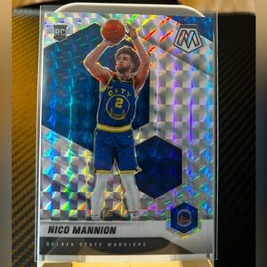 Nico Mannion 2020-21 Panini Mosaic REACTIVE BLUE Prizm Rookie Trading Card